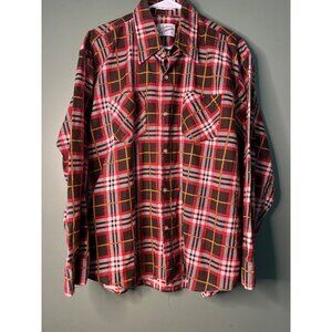 Autumn Attitudes XL Men’s Flannel Shirt Cotton Long Sleeve Fall Casual Preppy